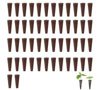 YTAXYZWR éponges de Culture hydroponique 50 pièces pour semis légumes Plantes Support de Germination 2 cm Noir pour tomates laitues systèmes hydroponiques