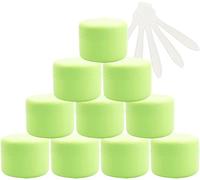YTBHSHXZ 12 Pots cosmétiques vides en Plastique Rose de 50 ML avec Couvercle à vis, Petit Pot de 50 g avec Doublure intérieure for Gel de Voyage cosmétique, baume à lèvres + 5 spatules(Groen,100ml)