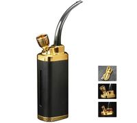 YTBHSHXZ, Accessoire for narguilé en Alliage de Zinc, Doublure intérieure en PP Transparent, Pot à Cigarettes Noir(Black)