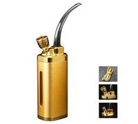 YTBHSHXZ, Accessoire for narguilé en Alliage de Zinc, Doublure intérieure en PP Transparent, Pot à Cigarettes Noir(Gold)