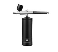 YTBHSHXZ, Aérographe portable rechargeable sans fil avec compresseur, pistolet pulvérisateur for la beauté du visage, les ongles, le tatouage, l'artisanat, la peinture sur gâteau(B)