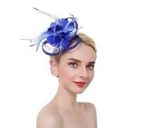 YTBHSHXZ， Barrettes à cheveux en plumes for femme, serre-tête, bandeau ...(Navy1)