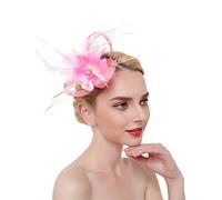 YTBHSHXZ， Barrettes à cheveux en plumes for femme, serre-tête, bandeau ...(Pink)
