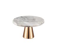 YTBHSHXZ, Base en métal et marbre, Table à Dessert Polyvalente, présentoir à Cupcakes, thé de l'après-midi, Plateau de Service de pâtisserie de Mariage, Plateau à gâteaux