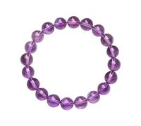 YTBHSHXZ Bracelet de guérison Reiki en cristal violet, énergie porte-bonheur, 11 à 12 mm(7.8~8.8mm)