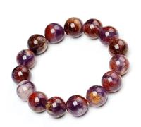 YTBHSHXZ Bracelet en améthyste naturelle de 8 mm, bijoux extensibles perles et pierres précieuses, accessoires festival(8mm)