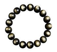 YTBHSHXZ Bracelet en perles de quartz chargées d'énergie curative | extensible for femmes, hommes et adolescents, 14 mm(12mm)