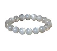 YTBHSHXZ Bracelets en pierres précieuses rondes faites main de 7 mm for femmes et hommes, bracelets extensibles perles pierre, cadeaux guérison(7mm)