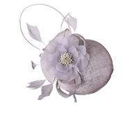 YTBHSHXZ, Chapeau bibi de mariage avec pince à cheveux for femme, accessoire de coiffure for cocktail, soirée, mariée, en maille(Black)