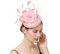YTBHSHXZ, Chapeau de mariage for femme, accessoire for cheveux, style fascinateur, for fête d'église, avec fleurs, for cocktail
