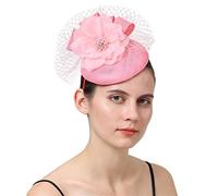 YTBHSHXZ, Chapeaux de mariée en plumes, accessoires for cheveux de mariage, coiffe de mariée, chapeaux fascinateurs, coiffures for femmes(Black)