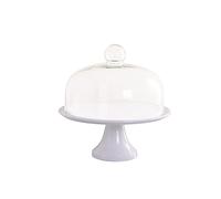 YTBHSHXZ, Couvercle en Verre céramique Grand gâteau Table à Dessert Multi-usages après-midi thé gâteau présentoir Mariage pâtisserie Plateau gâteau Plateau(M)