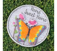 YTBHSHXZ, Dalle décorative en Ciment for parterres de Fleurs et bassins, pavés Ronds Multicolores for allées paysagères(Yellow)