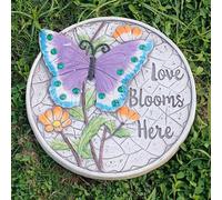 YTBHSHXZ, Dalle décorative en Ciment for parterres de Fleurs et bassins, pavés Ronds Multicolores for allées paysagères(Blue)