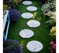 YTBHSHXZ, Décoration extérieure élégante et dimensionnelle, Pierres de Marche, Zones d'étang de Patio/chemins/pelouses, Ornement d'art de Jardin(6PCS)