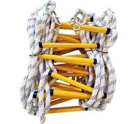 YTBHSHXZ Échelle de Corde for évacuation d'urgence en Cas d'incendie, échelle for Adulte, avec Crochet et Boucle/8 m(12M)
