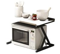 YTBHSHXZ Étagère à micro-ondes, étagère de rangement à 2 niveaux pour comptoir de cuisine, fournitures de cuisine, rangement de vaisselle