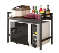 YTBHSHXZ Étagère à micro-ondes, station de café, organiseurs et rangement de cuisine, armoire de rangement à 2 niveaux