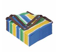 YTBHSHXZ, Filet Pare-Soleil coloré résistant aux UV avec œillets, bâche de Protection extérieure en Maille for Piscine(7x8m/22.9x26.2ft)