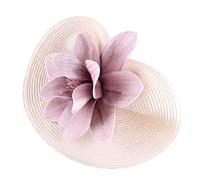 YTBHSHXZ， Grands chapeaux fascinateurs de mariage for femmes, coiffe de banquet de mariage, pince à cheveux, couvre-chef de fête florale(As picture)