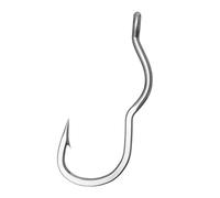 YTBHSHXZ Hameçon de pêche en Acier à Haute teneur en Carbone, avec Oeil Pointu, hameçon à retournement Automatique, for Zones de pêche diversifiées, 12 pièces(10 UK)