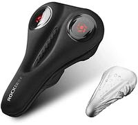 YTBHSHXZ, Housse de Selle de vélo rembourrée, Respirante et épaisse, Coussin de Selle de vélo en Mousse à mémoire de Forme, Super Douce for VTT(Black Red)