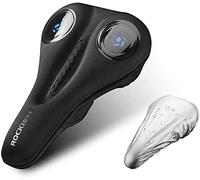YTBHSHXZ, Housse de Selle de vélo rembourrée, Respirante et épaisse, Coussin de Selle de vélo en Mousse à mémoire de Forme, Super Douce for VTT(Black Blue)