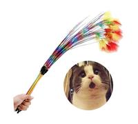 YTBHSHXZ Jouet pour Chat, Cloche colorée, bâtonnet de Jeu, Couleurs aléatoires, 1 pièce, Amusant for Chatons et Chats, Fournitures attrayantes for Animaux Compagnie