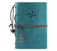 YTBHSHXZ Journal d'affaires for femmes, autocollants en cuir, for hommes, onglets en papier ligné, agenda d'apprentissage for étudiants, 6,3 x 9 pouces(B)