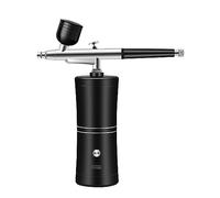 YTBHSHXZ, Kit mini compresseur d'air avec injecteur d'oxygène, pistolet à peinture for nail art, tatouage, artisanat, gâteau, brumisateur(C)