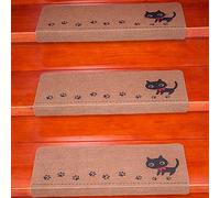YTBHSHXZ marches d'escalier, Lot de 7 Autocollants imprimés for l'intérieur, destinés aux Enfants, Personnes âgées et Chiens(A)
