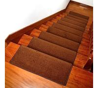 YTBHSHXZ marches d'escalier, Tapis d'escalier antidérapants for Moquette, Lot de 5, for Enfants et Chiens(H,80x24+3cm)
