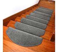 YTBHSHXZ marches d'escalier, Tapis d'escalier antidérapants for Moquette, Lot de 5, for Enfants et Chiens(C,80x24+3cm)