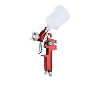 YTBHSHXZ, Mini aérographe 0,8 mm/1,0 mm for peinture murale, voiture, ongles, décoration de gâteaux(0.8mm Red)