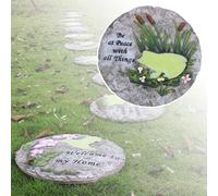 YTBHSHXZ, Pavés décoratifs for Patio extérieur Toutes Saisons, Pierre décorative Multicolore for aménagement paysager for Cour/Chemin(Frog)