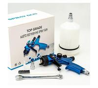 YTBHSHXZ, Pistolet pulvérisateur DT188, buse de 1,4 mm, pistolets à air comprimé, aérographe à base d'eau for peinture automobile(Blu)