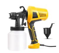 YTBHSHXZ, Pistolet pulvérisateur électrique 500 W, 1000 ml, contrôle du débit, pulvérisation facile, buse réglable for meubles, murs et clôtures(500w 0.8l)