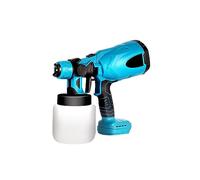 YTBHSHXZ, Pistolet pulvérisateur électrique sans fil 800 ml, portable, désinfection domestique, bouton de réglage facile, pulvérisateur de peinture for batterie 18 V(Blue no Battery)