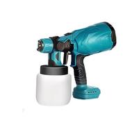 YTBHSHXZ, Pistolet pulvérisateur électrique sans fil for peinture, revêtement en acier, compatible avec batterie 18 V(1 Small Battery)