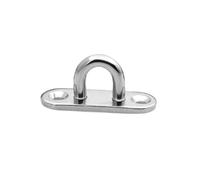 YTBHSHXZ Plaque à œillet en Acier Inoxydable 316, Crochet de Verrouillage Agrafe métallique Durable, quincaillerie for Plafond (6 pièces)(8mm)