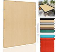 YTBHSHXZ Résistant aux intempéries et Durable, ce Filet d'ombrage est idéal for créer Une Protection Solaire extérieure Parfaite for Votre Porche ou Jardin(Sand Yellow,210x350cm)