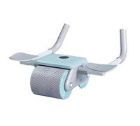 YTBHSHXZ, Roue abdominale à rebond automatique, roue abdominale robuste en ABS, équipement d'exercice abdominal(Blue)