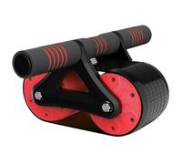 YTBHSHXZ, Roue abdominale for exercices abdominaux, équipement d'entraînement de base avec assistance de rebond automatique et résistance(Rosso)