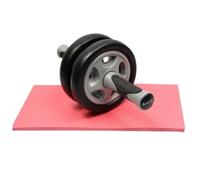 YTBHSHXZ, Roue d'exercice abdominale AB Roller avec genouillère, tapis de fitness et de sport
