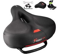 YTBHSHXZ, Selle de vélo Confortable de Remplacement - Selle Large en Mousse à mémoire de Forme for Hommes et Femmes - Ajustement Universel for l'intérieur et l'extérieur