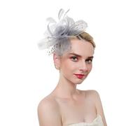 YTBHSHXZ， Serre-tête en maille fleurie for femme, accessoire de coiffure for cocktail, thé ou fête(Navy)