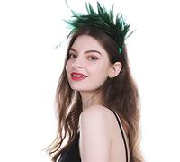 YTBHSHXZ， Serre-tête en plumes for mariée, accessoire de coiffure solide, accessoire de coiffure for cocktail(GN)