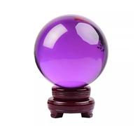 YTBHSHXZ Sphère de Cristal Solide Transparent, Boule Ative for la Magie, décorations Bureau, Cadeaux sorcière, 6 cm(12cm)