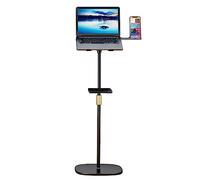 YTBHSHXZ, Support de projecteur réglable for ordinateur portable de 25,5 à 53 pouces, station de travail debout avec clip for téléphone, support for ordinateur portable en acier au carbone, compatible
