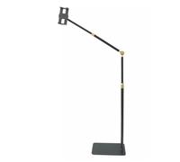 YTBHSHXZ, Support de sol for tablette iPad et téléphone de 4 à 13 pouces, télescopique et réglable en angle, support de tablette for diffusion en direct/visionnage, support de téléphone portable à bra